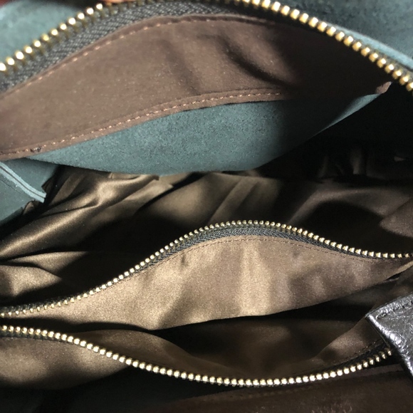 đź’•SOLDđź’•Kattee Black Leather Hobo Tote Tassel Bag - Picture 5 of 8